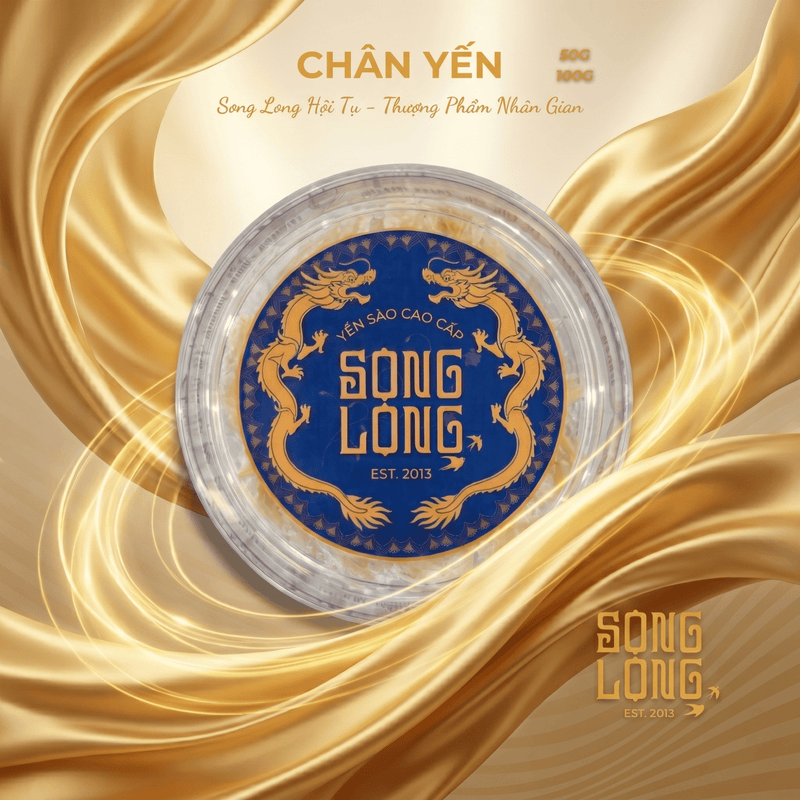 Yến Sào Song Long - Chân Yến Tinh Chế Cao Cấp